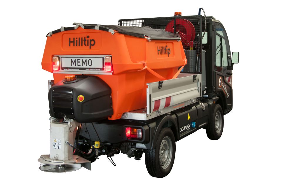 HillTip en Goupil presenteren eerste 100% elektrische zoutstrooier